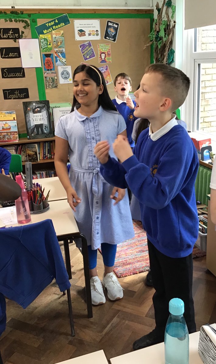 Year 4 are practicing very hard for the upcoming Big Sing at Wakefield cathedral. #together #succeed #StJohnsCurriculum