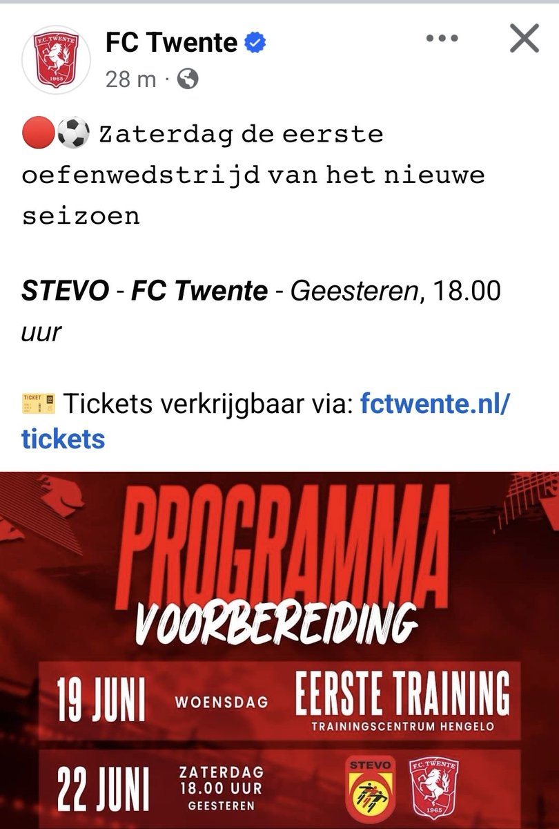 <a href="/fctwente/">FC Twente</a> <a href="/vvreutum/">VV Reutum</a> <a href="/tvc28/">𝗧𝗩𝗖 '𝟮𝟴</a> <a href="/mvv29nieuws/">MVV’29</a> <a href="/vv_langeveen/">VV Langeveen</a> <a href="/1Manderveen/">VV Manderveen 1</a> <a href="/vvDETO/">DETO</a> <a href="/SVZW/">SVZW</a> <a href="/VCFleringen/">VC Fleringen</a> <a href="/DeTukkers/">De Tukkers</a>
<a href="/SvVasse/">SV Vasse</a> 
<a href="/HeraclesAlmelo/">Heracles Almelo</a> <a href="/FCTwenteOnline/">FC Twente Online</a> <a href="/fctwente_online/">Fc twente supporter</a> <a href="/TwenteWatch/">FC Twente Watch</a> 
<a href="/Gem_Tubbergen/">Gemeente Tubbergen</a> 
<a href="/KNVB/">KNVB</a> 
<a href="/FCTwenteLatest/">FC Twente Latest</a> 
<a href="/FCTwente_SN/">FC Twente Fans</a> 
<a href="/Fctwentenieuws2/">FC Twente 1965</a> 
<a href="/oald_fctwente/">Oald FCTwente</a> 
<a href="/VjenneRednex/">Vjenne-Rednex</a>