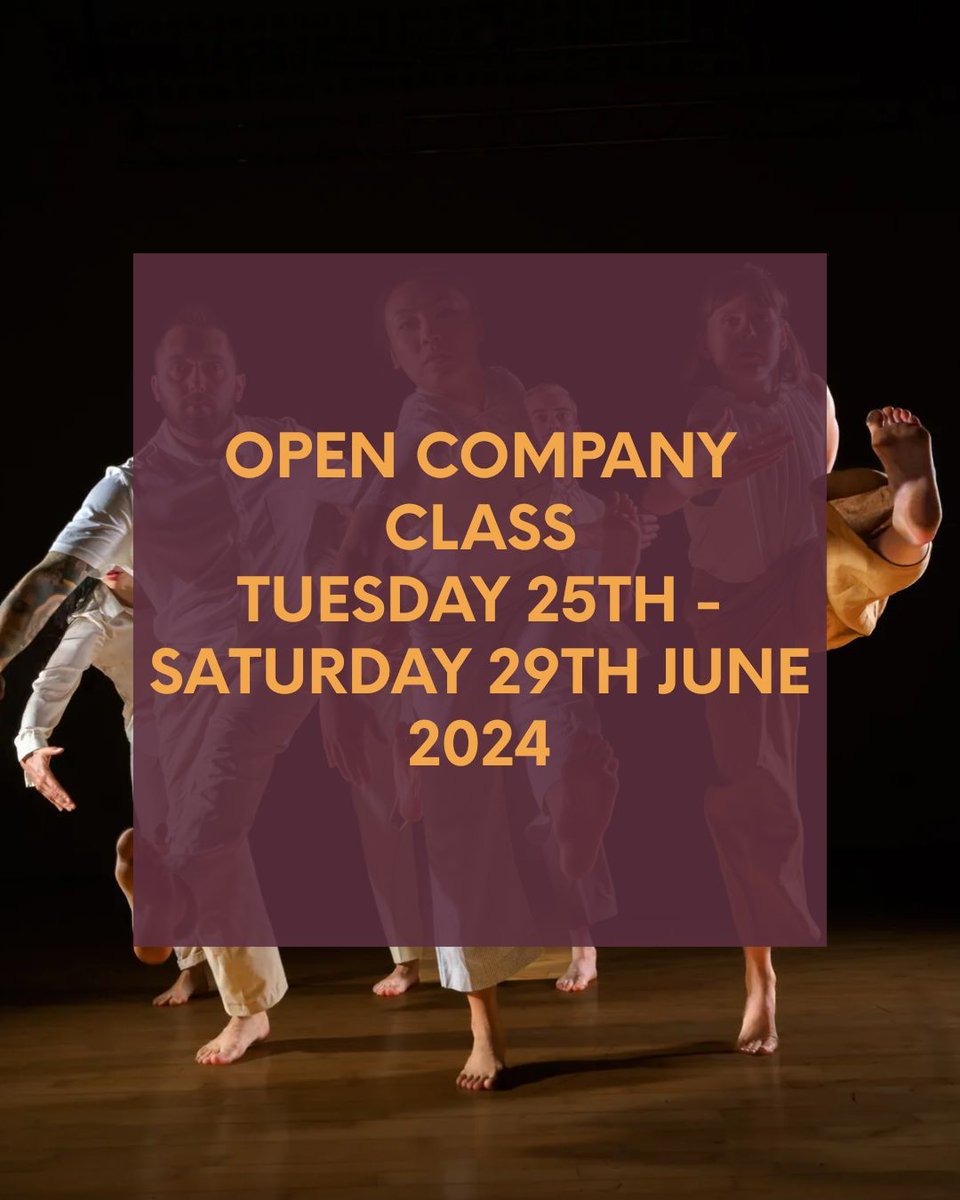 Lila Dance (@liladanceuk) on Twitter photo We’re opening up company class from Tuesday 25th- Saturday 29th June, see timing below:
Tuesday 9-10am studio 2
Wednesday-Friday 9-10am studio 1
Saturday 10-11am studio 1
Come join us! Class is £3/ pay what you can 🙂
@UoC_Dance <a href="/southeastdance/">South East Dance</a> <a href="/ace_national/">Arts Council England</a> We’re opening up company class from Tuesday 25th- Saturday 29th June, see timing below:
Tuesday 9-10am studio 2
Wednesday-Friday 9-10am studio 1
Saturday 10-11am studio 1
Come join us! Class is £3/ pay what you can 🙂
@UoC_Dance <a href="/southeastdance/">South East Dance</a> <a href="/ace_national/">Arts Council England</a>