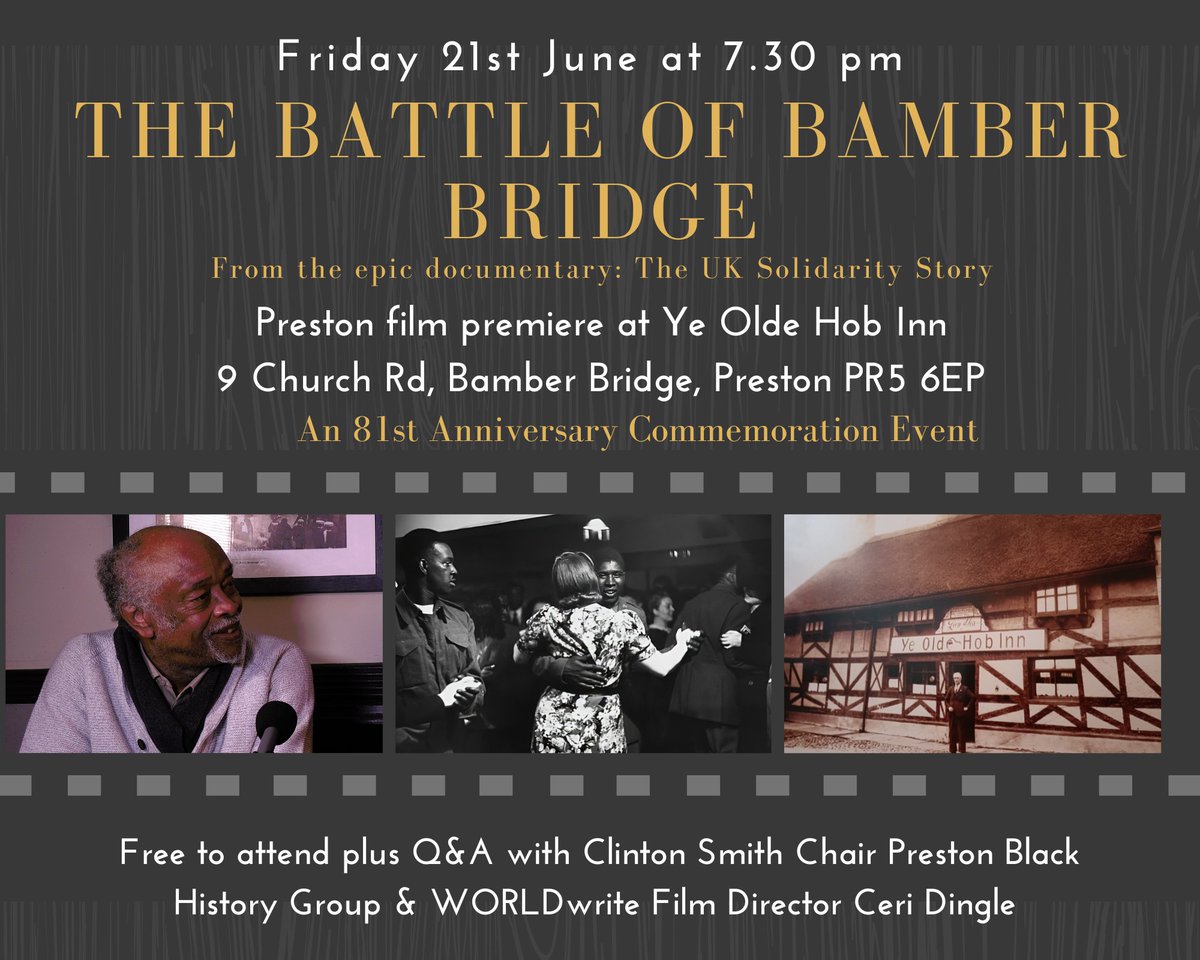 WORLDbytes (@worldbytes) on Twitter photo Excited to be screening Chapter 4 of our film The UK Solidarity Story in Bamber Bridge on Friday. In the pub where it all kicked off in 1943 too. Excited to be screening Chapter 4 of our film The UK Solidarity Story in Bamber Bridge on Friday. In the pub where it all kicked off in 1943 too.