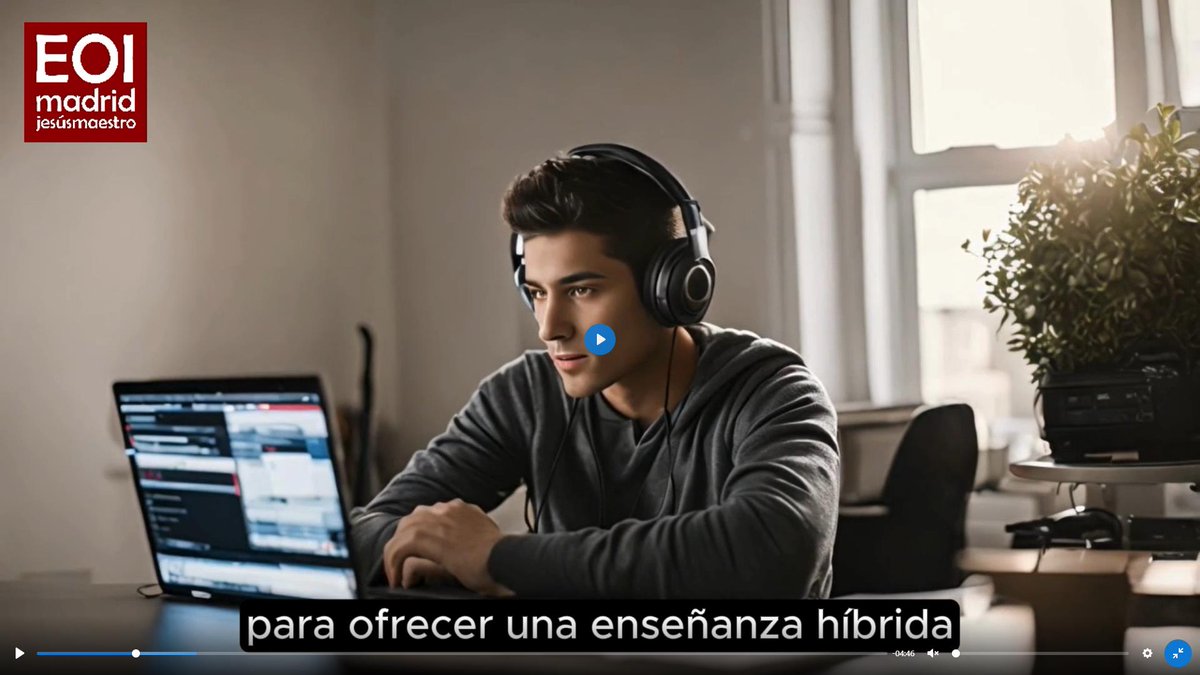 Tras su primer año de andadura, os contamos todo lo que hemos hecho en el marco de nuestro proyecto de #innovación y #experimentación "Estés donde estés... EOI. Un proyecto sobre buenas prácticas para la enseñanza híbrida y por videoconferencia"

site.educa.madrid.org/eoi.jesusmaest…