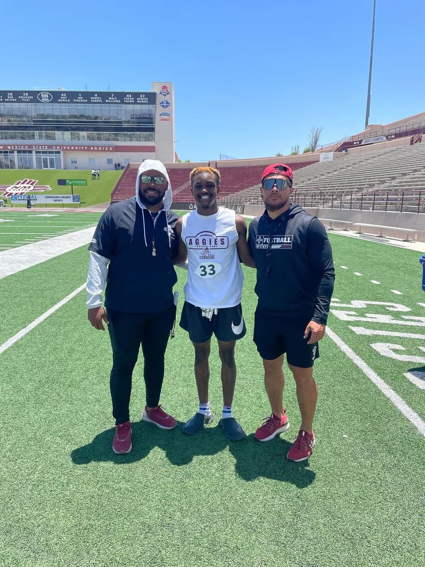Kobe Sims 2025 (@officialkobe_30) on Twitter photo Thank you <a href="/NMStateFootball/">New Mexico State Football</a> for the amazing camp this Sunday ! Glad I got to make it out , and compete ! Thank you to the amazing water girls for taking care of us boys , and coaches for pushing us to get better on the day ! #GoAggies Thank you <a href="/NMStateFootball/">New Mexico State Football</a> for the amazing camp this Sunday ! Glad I got to make it out , and compete ! Thank you to the amazing water girls for taking care of us boys , and coaches for pushing us to get better on the day ! #GoAggies
