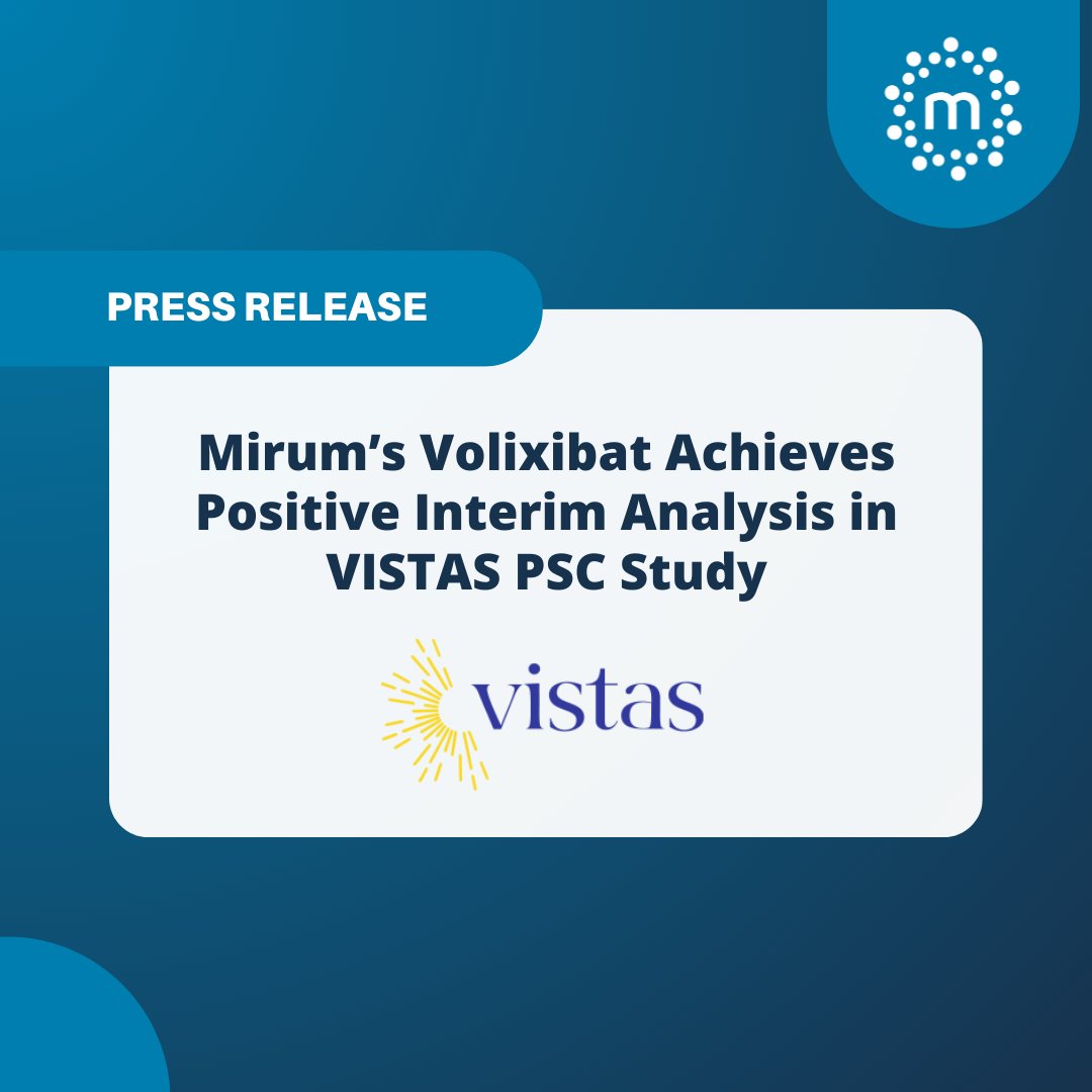 mirumpharma's tweet image. Learn more about the analysis and our plans forward in today’s news release: bit.ly/4cqhi26
#PSC #primarysclerosingcholangitis
