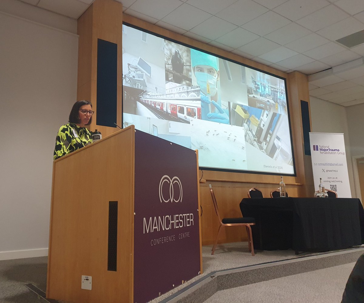 All well fed and returning for the afternoon session.
Starting out with understanding the impact of post ICU delirium.
<a href="/NMTRG1/">NMTRG</a> #Nmtrg2024