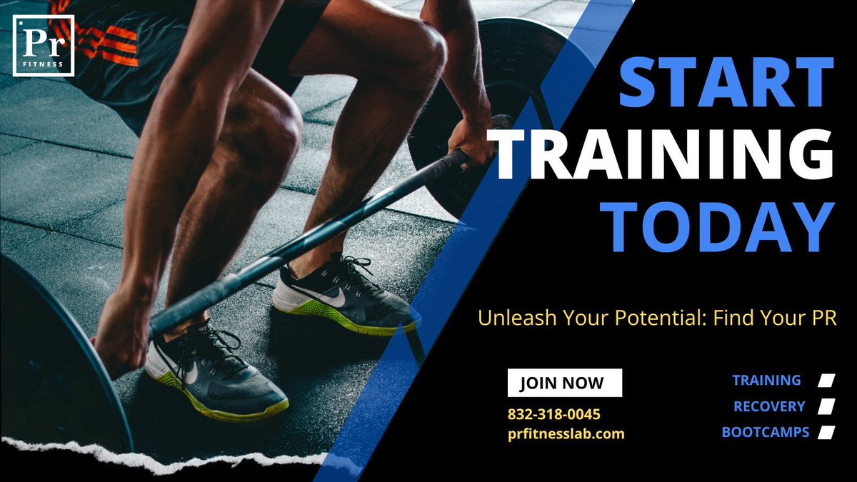 Find YOUR PR at PR Fitness Lab! 💪 Personalized training for all levels. Expert coaching &amp; supportive community. Start your fitness journey with us today! buff.ly/3Faujyd #prfitness #prfitnesslab #cypressgyms #fitnesstraining #bootcamps #recovery #athletetraining
