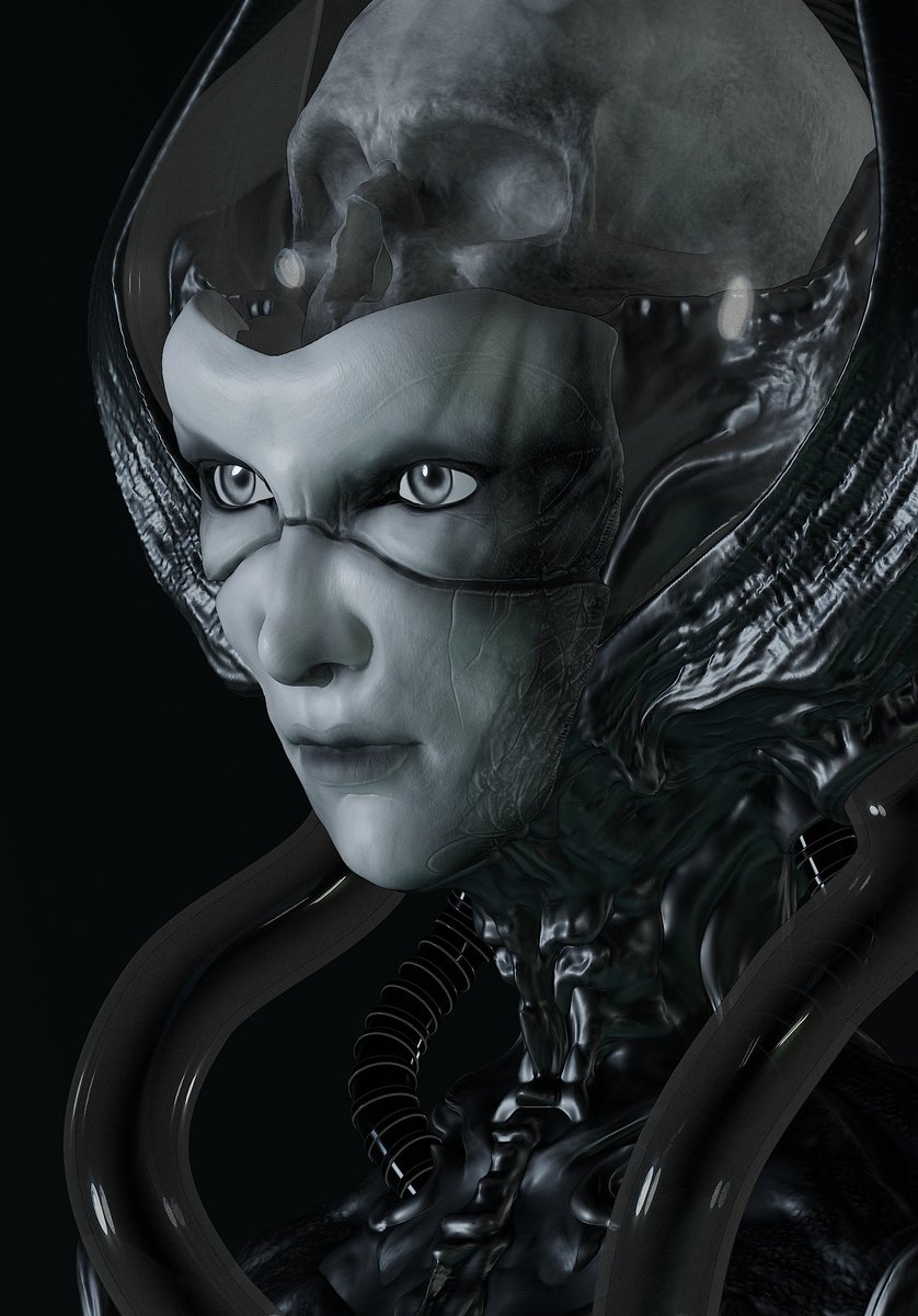 Giger Lotus 💀
3D piece done in Nomad Sculpt. Something I did while waiting for resin to set, baking clay, and watching paint dry. Might return to the idea again in the future. #Warframe #warframefanart