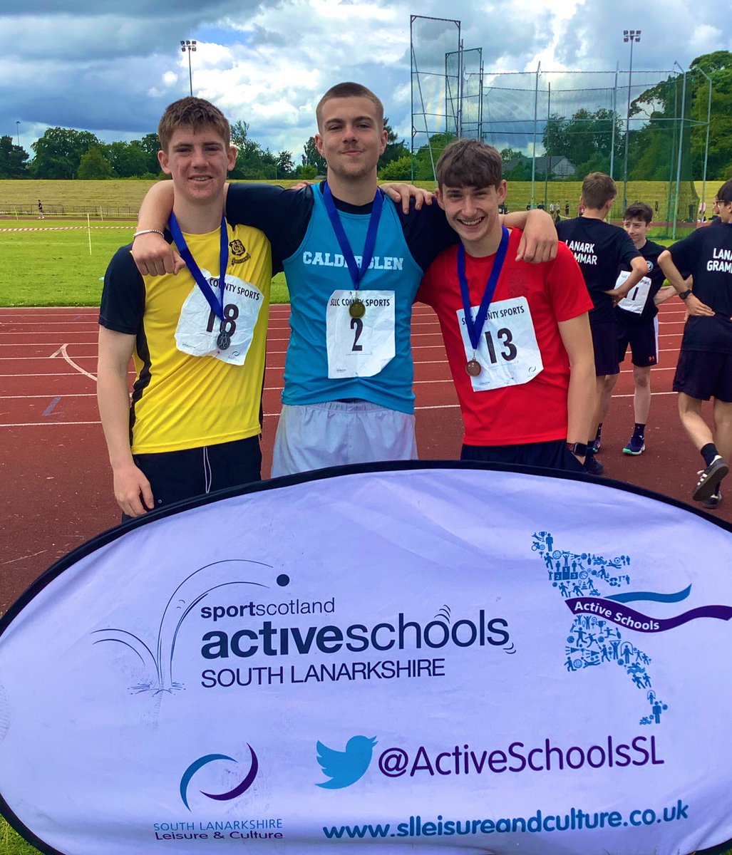 Active Schools S-Lan (@activeschoolssl) on Twitter photo SLLC COUNTY SPORTS
S3 BOYS π
Long Jump
π₯ Christopher - <a href="/StrathavenPE/">Strathaven Academy PE</a>
π₯ Alfie - <a href="/CalderglenPE/">Calderglen PE Dept</a>
π₯ Will - <a href="/BiggarPe/">Biggar High PE Dept.</a>
Javelin
π₯ Max - <a href="/CalderglenPE/">Calderglen PE Dept</a>
π₯ Stuart - <a href="/UGS_PE/">Uddingston Grammar PE</a>
π₯ Charlie - <a href="/LGowPE/">Lesmahagow PE Dept</a> SLLC COUNTY SPORTS
S3 BOYS π
Long Jump
π₯ Christopher - <a href="/StrathavenPE/">Strathaven Academy PE</a>
π₯ Alfie - <a href="/CalderglenPE/">Calderglen PE Dept</a>
π₯ Will - <a href="/BiggarPe/">Biggar High PE Dept.</a>
Javelin
π₯ Max - <a href="/CalderglenPE/">Calderglen PE Dept</a>
π₯ Stuart - <a href="/UGS_PE/">Uddingston Grammar PE</a>
π₯ Charlie - <a href="/LGowPE/">Lesmahagow PE Dept</a>