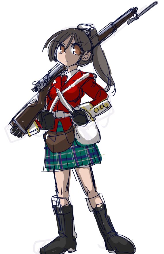 #このタグを見た人は黙って銃を持ったキャラを貼れ 