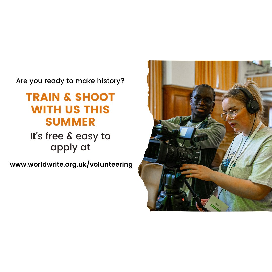 WORLDbytes (@worldbytes) on Twitter photo Our summer free film training package is open to applicants & no one is turned away! Don't miss out it's easy to apply at worldwrite.org.uk/volunteering/ Our summer free film training package is open to applicants & no one is turned away! Don't miss out it's easy to apply at worldwrite.org.uk/volunteering/