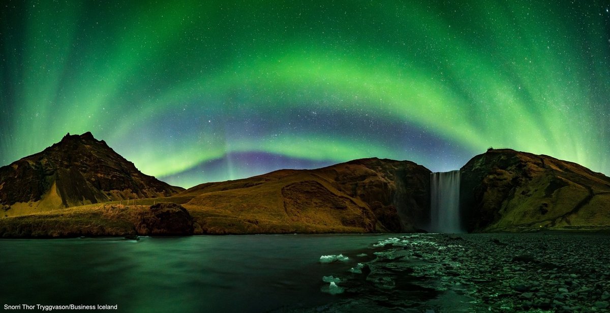 Sweden's tweet photo. Happy National Day, Iceland! 🇮🇸

You rock via stunning Northern Lights, volcano-heated hot springs, and your language, which has a Viking drama feel to it! You're a role model in gender equality.

And your fermented shark scares the living daylights out of us!

Til hamingju! https://t.co/43FezeYdT9