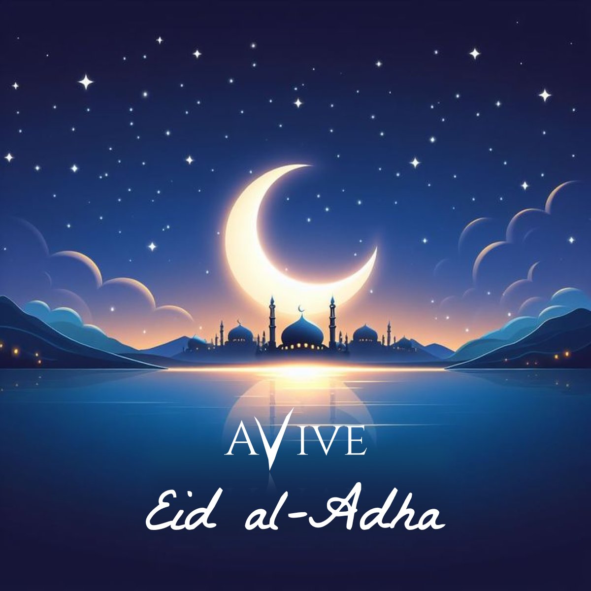 AviveAPP's tweet image. Eid Mubarak! May Allah's blessings be with you today and always. 

Have a joyous and peaceful Eid. 🌟🕌 #EidJoy