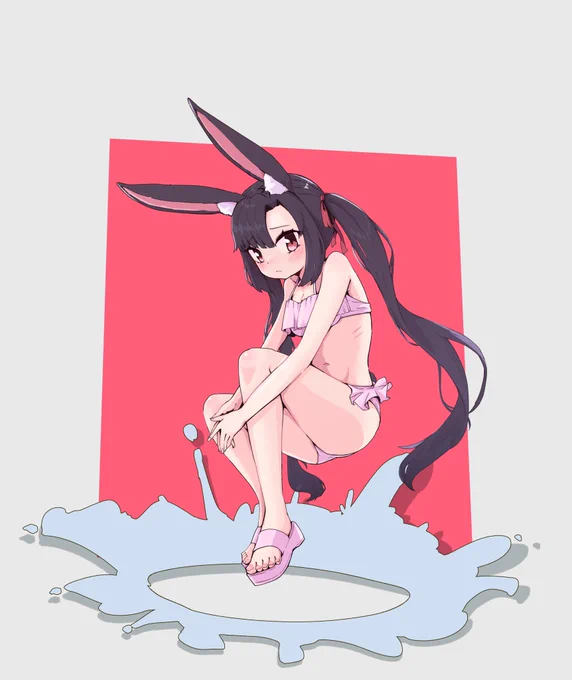 TLにうちのこの水着を公開 