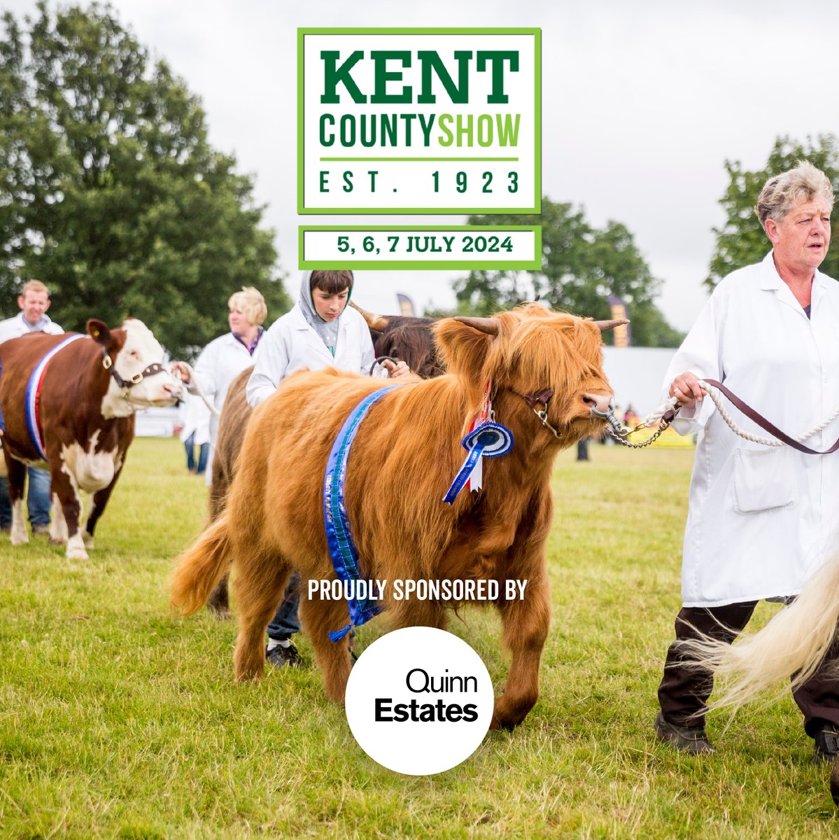 Quinn_Estates's tweet photo. @quinn_estates is delighted to be sponsoring the showcase of farming, agriculture and countryside life that is the @kentcountyshow for 2024 👨🌾 👩🌾 🐄 🐎
Only 18 days to go ⏰
#kent #kentshowground #community #farming #countryfile https://t.co/VId60DGBvw