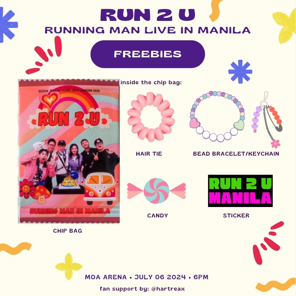 hartreax's tweet photo. F R E E B I E S ✨
See yoooou, PH Runners 🏃‍♀️🏃‍♂️

#RUN2UinMANILA
#RUNNINGMANinMANILA2024 https://t.co/MtiEXOPFlJ