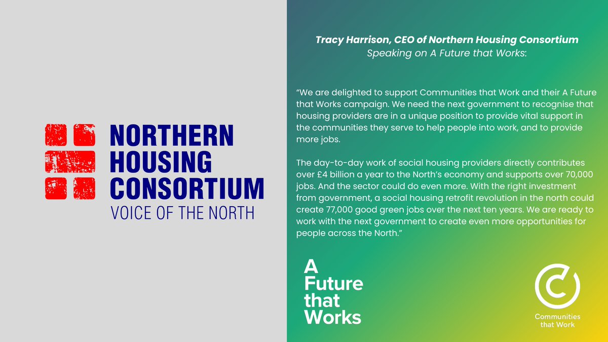 ubeleinitiative's tweet photo. Like many others, we support @CsthatWork's #FuturethatWorks campaign as it highlights the unique position that housing providers are in to provide community support. Don’t go it alone! Working together ensures investment support matches local need. https://t.co/O307H6krjG https://t.co/BBkmPD3NTX