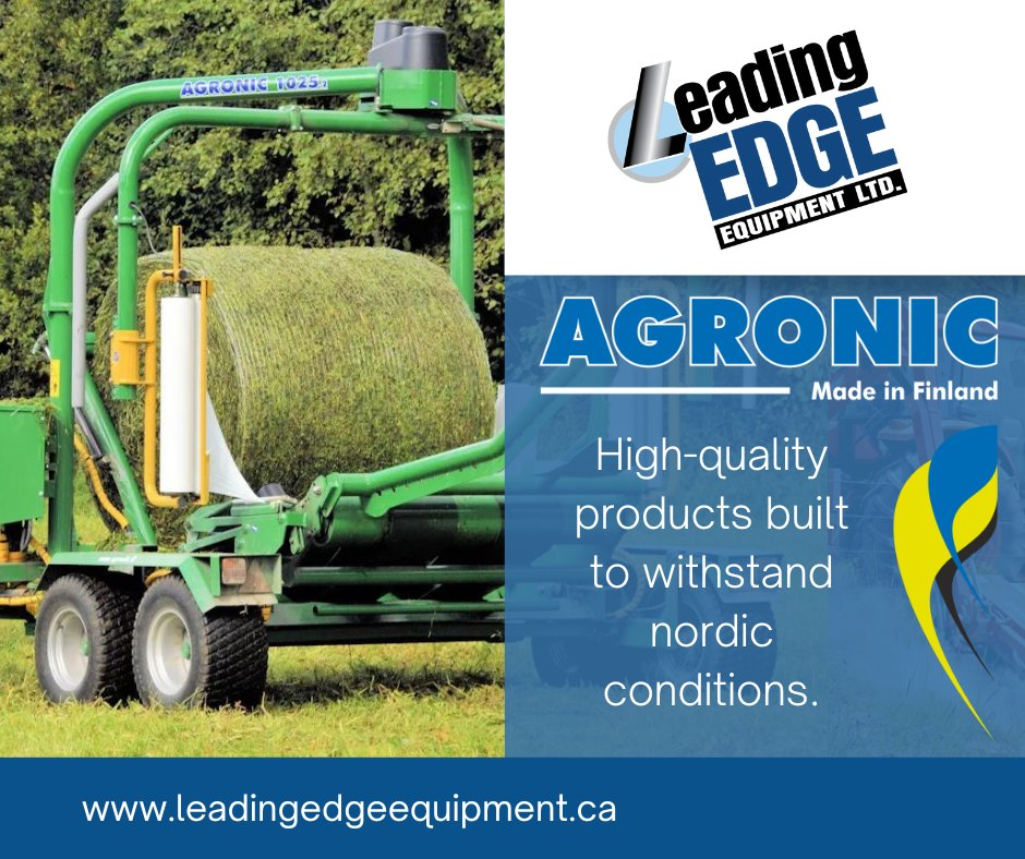 30 Years of Quality for green fields all over the world. Agronic Oy's core product ranges include bale wrappers and slurry tankers, which can be configured to meet the needs of each individual customer.
bit.ly/4b6MR0u