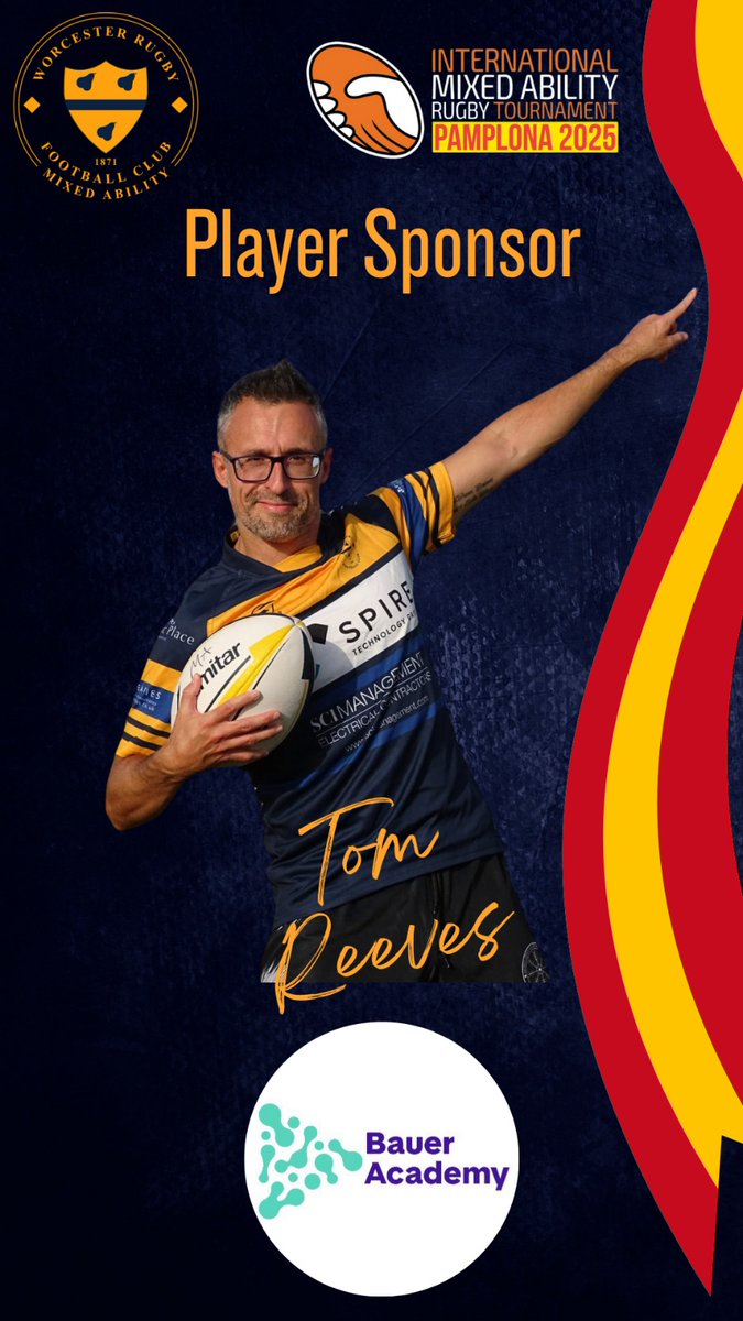 Hugely grateful to the <a href="/baueracademyuk/">BauerAcademy</a> leadership for sponsoring me on my way to <a href="/IMART_worldcup/">IMART</a> 2025 in Pamplona. These adventures and journeys aren't possible without corporate involvement and I'm very proud to work for such a supportive company! Diolch 🇪🇦