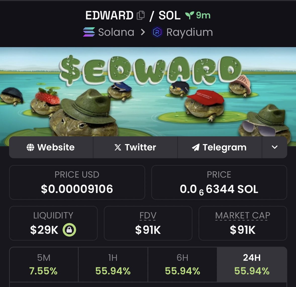sharkfc01's tweet photo. I bought some $edward

HDz7SXYvS2csz64qoBW9a8xp2XGsK4vcjiecAMg2Gonw https://t.co/1Vr0uS12Dz