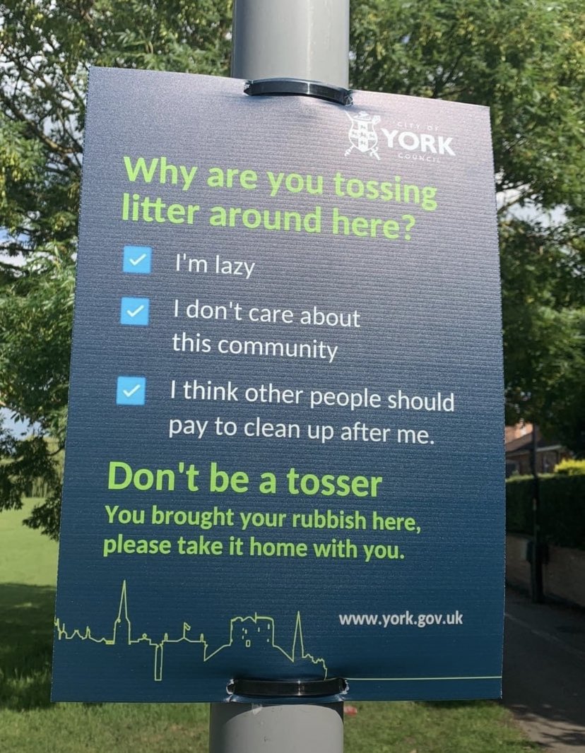Don’t be a tosser.