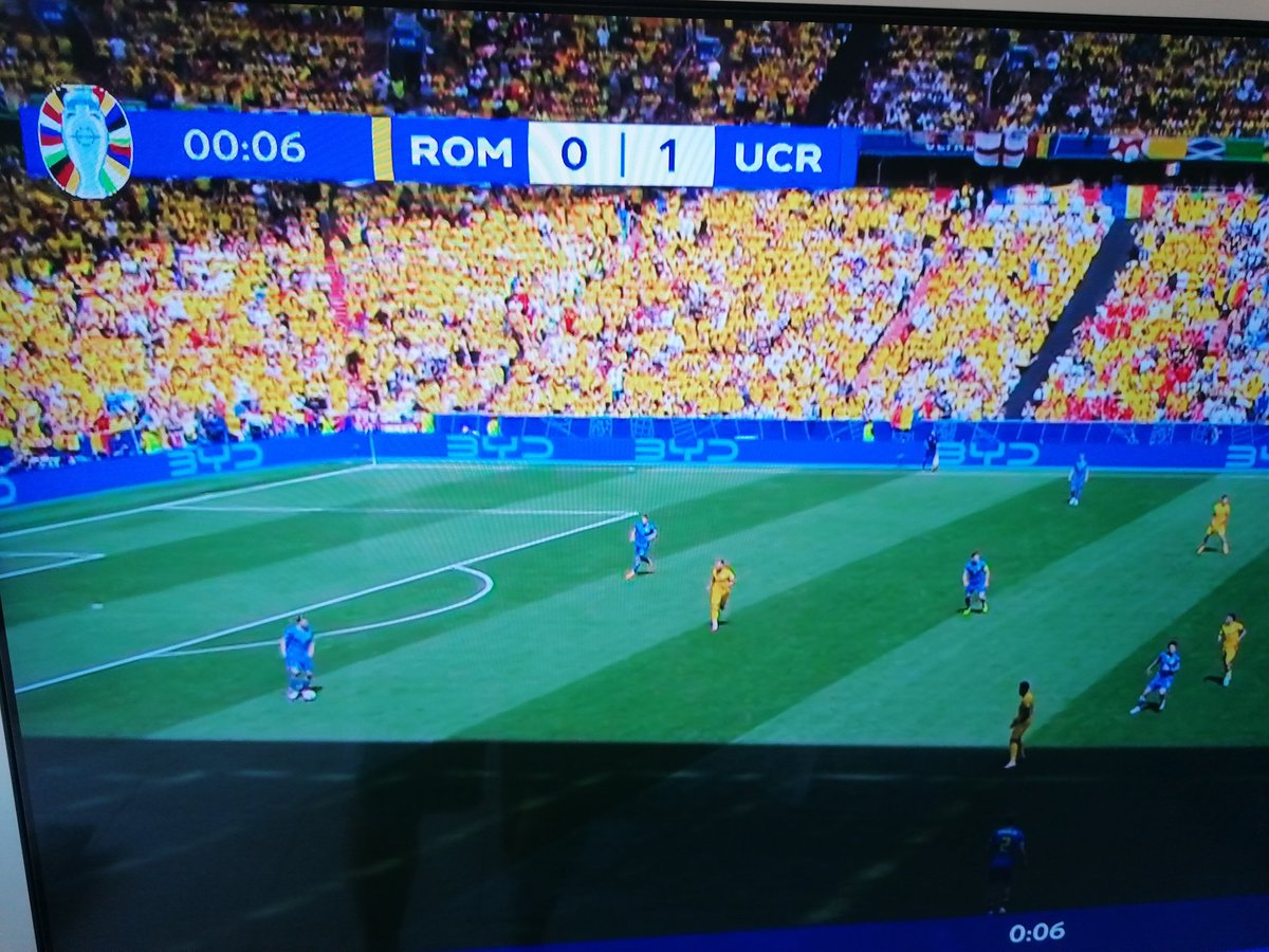 A Ucrânia começou o jogo logo a ganhar 🇺🇦😎