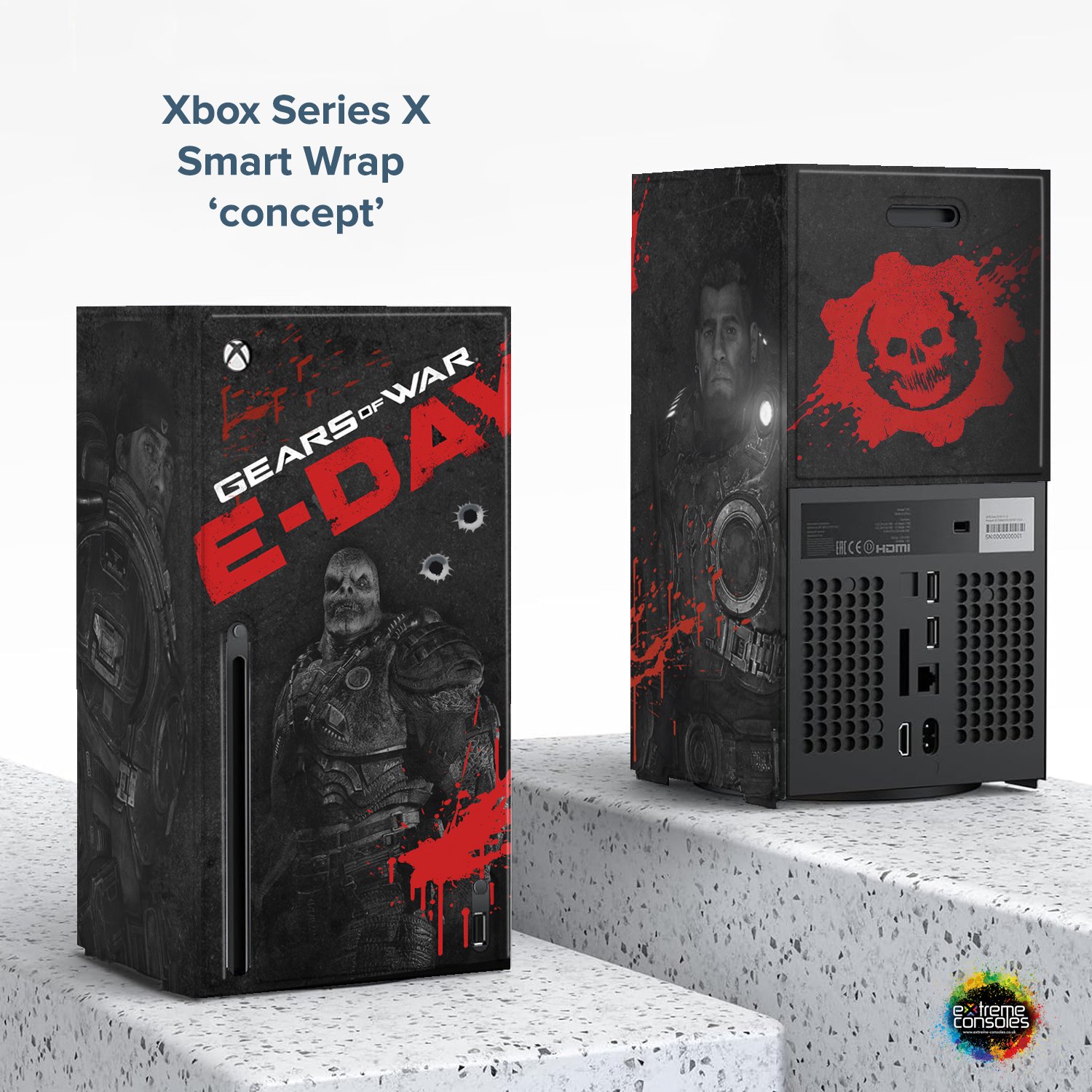 Extreme Consoles X Gears of War is back. Emergence Day smart wrap concept Xbox gaming smartwrap https t ukHPoTD5p4 X