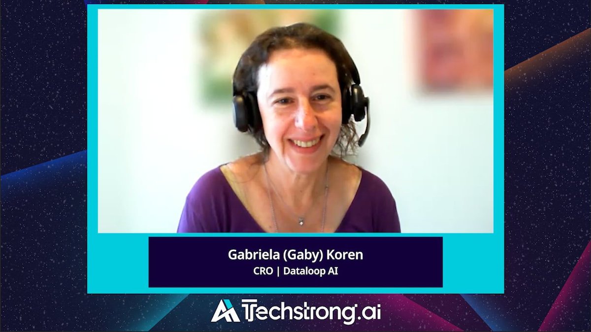 Techstrongai's tweet image. techstrong.ai/videos/ai-lead… Gabriela Koren, of Dataloop AI, shares how marketplaces for AI tools will bring together data scientists and engineers, app developers, DevOps teams and cybersecurity pros. #aitools #businessleadership #dataloop #marketplaces