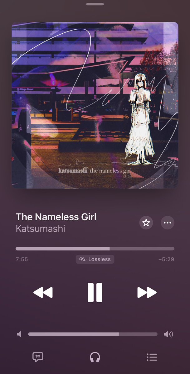 stream nameless girl by katsumashi
genuinely
one of the best produced, most well constructed songs i have ever heard