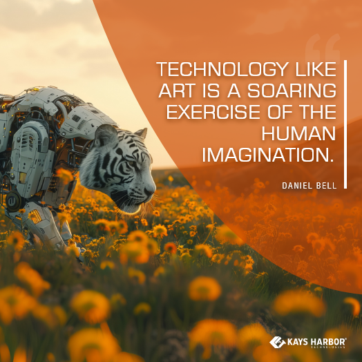 KaysHarbor's tweet photo. "Technology like art is a soaring exercise of the human imagination."
#MondayMotivation https://t.co/l5pSKODfqF
