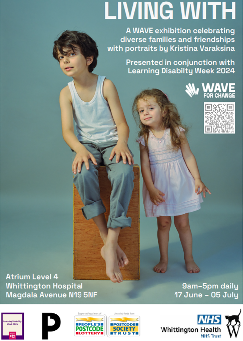 For #LDWeek, we are hosting the free LIVING WITH exhibition, 4th Floor, Whittington Hospital, with 12 stunning portraits of children, siblings and friends from <a href="/WaveForChange/">WAVE for Change</a> Muswell Hill.

Make sure you don’t miss it!