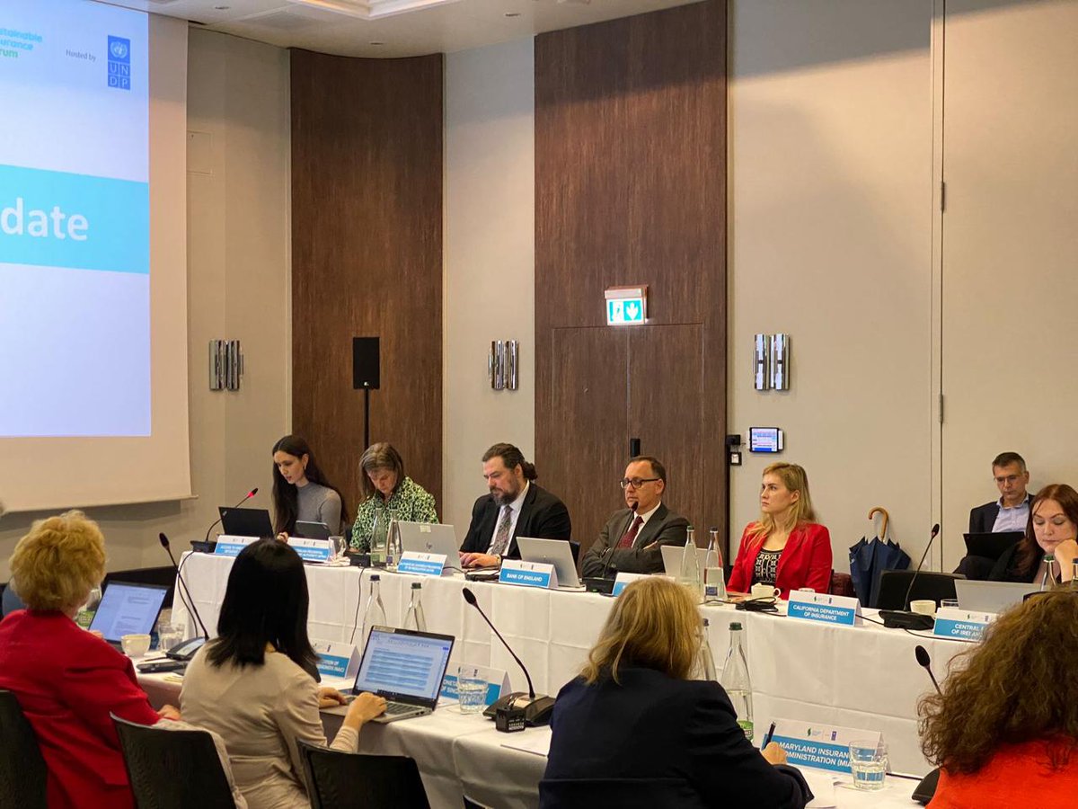The 1st Sustainable Insurance Forum (SIF) meeting of 2024 #HappeningNow in 📍Basel, Switzerland chaired by SIF Chair, Mr. Daniel Wang from Monetary Authority of Singapore (<a href="/MAS_sg/">MAS</a>). Excited to see our members engage in fruitful discussions to drive forward #SustainableInsurance.