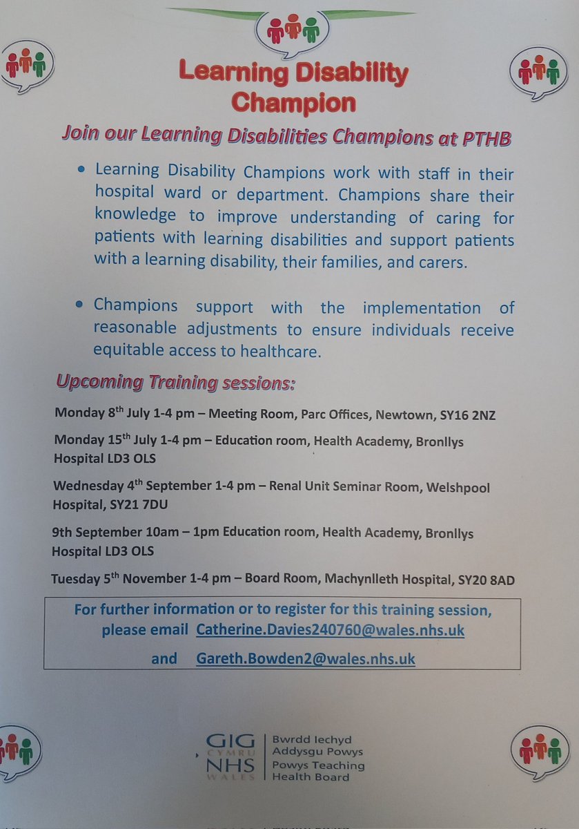 Catherine Davies (@catdavies81) on Twitter photo Pop by and say hello take some information stands are up in Ystradgynlais Hospital and Lanidloes Hospital today sharing information for learning disability week 2024 <a href="/PTHBhealth/">Powys Teaching Health Board</a> <a href="/USWHealthcare/">USW Healthcare</a> <a href="/StaceyReesRNLD/">Stacey Rees RN(LD)</a> <a href="/MH_LD_PTHB/">Mental Health & Learning Disabilities PTHB</a> Pop by and say hello take some information stands are up in Ystradgynlais Hospital and Lanidloes Hospital today sharing information for learning disability week 2024 <a href="/PTHBhealth/">Powys Teaching Health Board</a> <a href="/USWHealthcare/">USW Healthcare</a> <a href="/StaceyReesRNLD/">Stacey Rees RN(LD)</a> <a href="/MH_LD_PTHB/">Mental Health & Learning Disabilities PTHB</a>