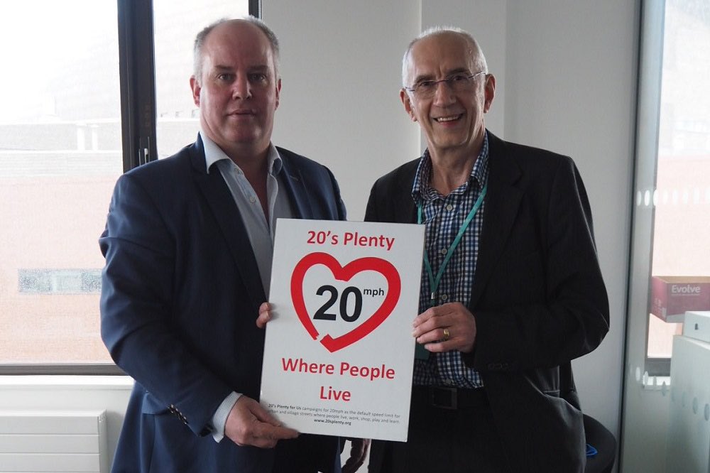 SimonWadeWales's tweet photo. The blustering beetroot embarrasses myself again! The buffoon has forgotten that he endorsed the 20mph campaign…. https://t.co/1Pr90rKTdA