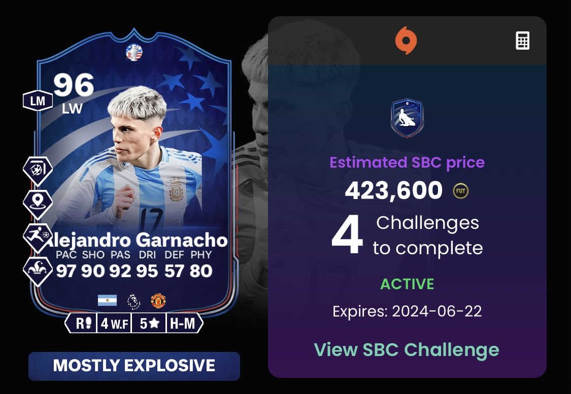 He is a CRAZY card,he is FREE and he is a perfect link to Garnacho.

Will you complete Enzo Fernandez?🇦🇷