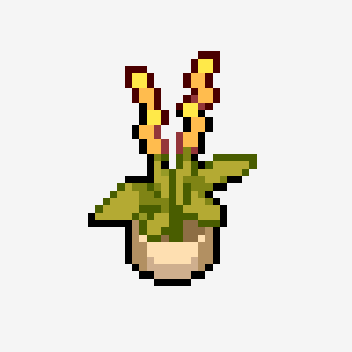 CoffeeBeansDev's tweet photo. Plants #pixelart https://t.co/vK4FG9dvzF