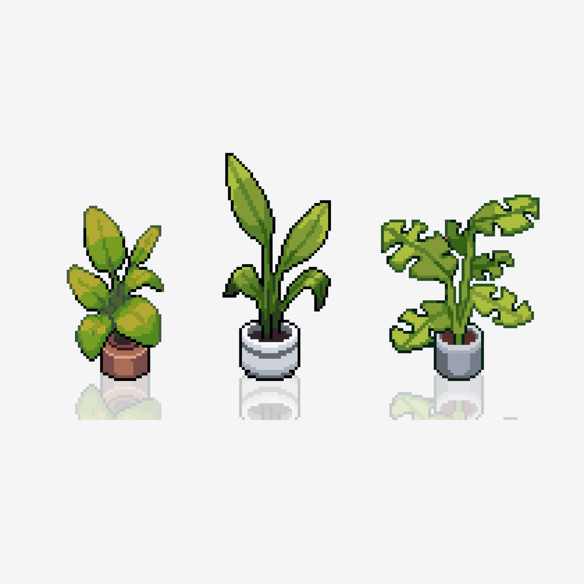 CoffeeBeansDev's tweet photo. Plants #pixelart https://t.co/vK4FG9dvzF