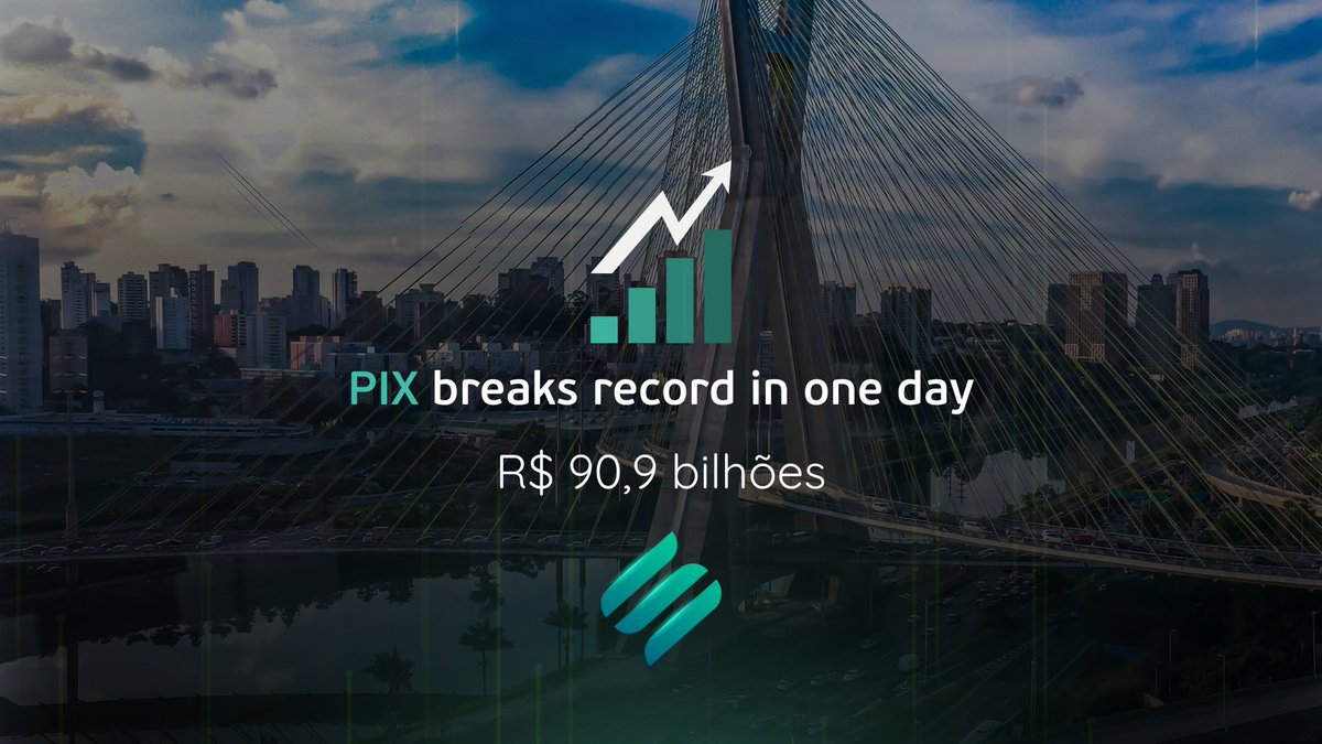 SulPayments (@sulpayments) on Twitter photo With 206.8 million transactions in a single day, according to the Central Bank. On the fifth business day of the month, a period when salary payments are typically concentrated, the total value transacted reached R$ 90.9 billion, also the highest ever recorded in a single day. With 206.8 million transactions in a single day, according to the Central Bank. On the fifth business day of the month, a period when salary payments are typically concentrated, the total value transacted reached R$ 90.9 billion, also the highest ever recorded in a single day.
