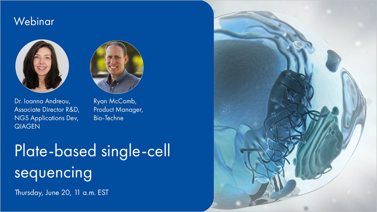 It’s happening this week! QIAGEN is teaming up with Bio-Techne to demonstrate a workflow enabling   ultra-plexed single-cell whole genome sequencing. Register to secure your spot at our June 20 webinar ➡
event.on24.com/wcc/r/4586347/…
#singlecellsequencing #singlecellgenomics #corelabs