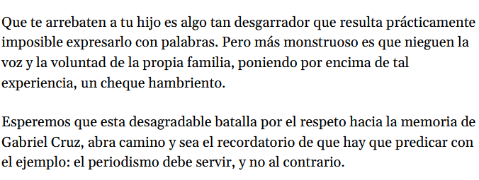 mundo_viperino's tweet photo. 🐟“Pensó que no iba a soportar la ola, pero recordó que ella es el mar” dice @PatriRamirez_
Cuando el mar vela por sus pescaítos: La memoria de Gabriel Cruz abre camino
Mi artículo para #Diario16 en apoyo al coraje de una madre, de una familia
🐟Click: https://t.co/r41xipIc6X https://t.co/uLZCxXgA6m