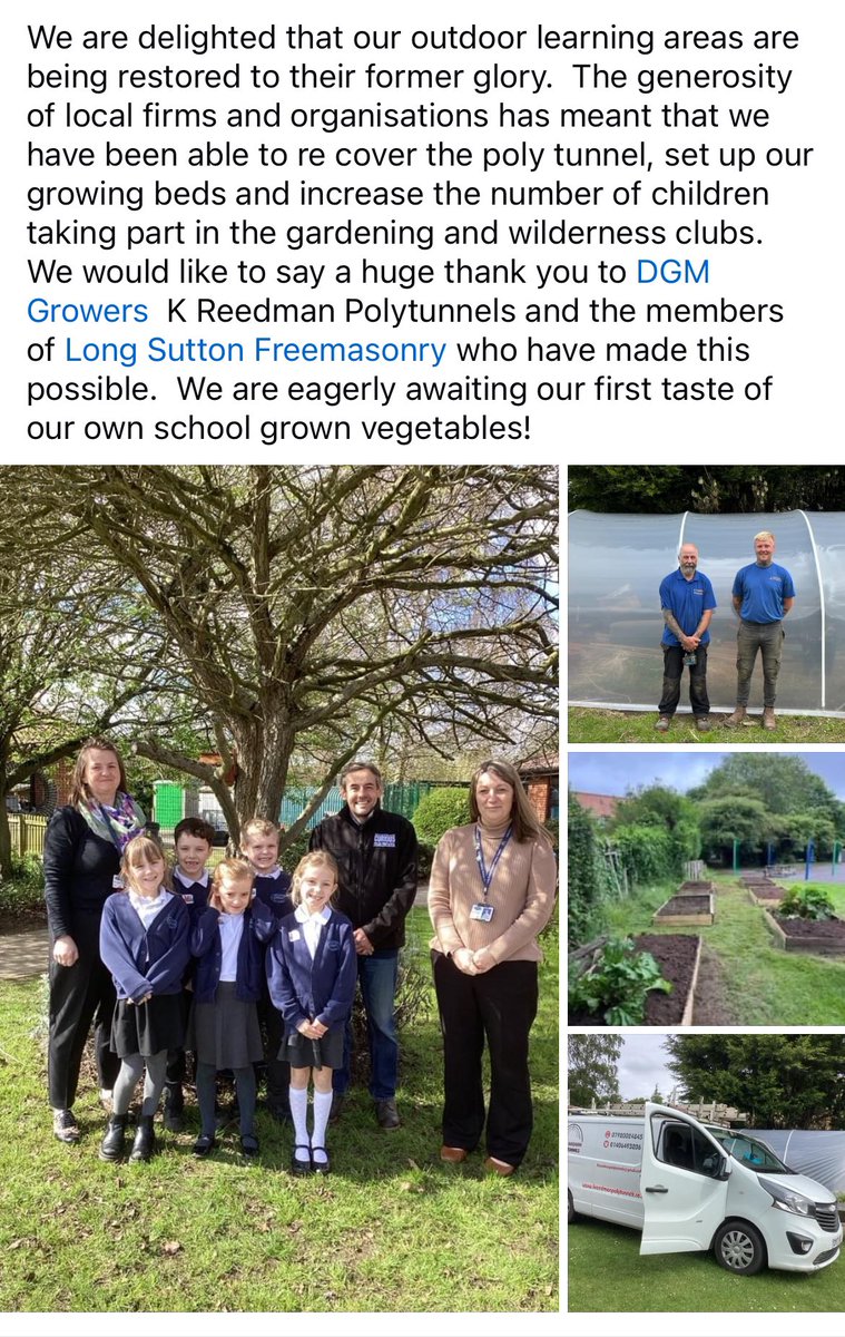 Our outdoor learning journey continues. <a href="/The_RHS/">The RHS</a> <a href="/BBCRadioLincs/">BBC Lincolnshire</a>