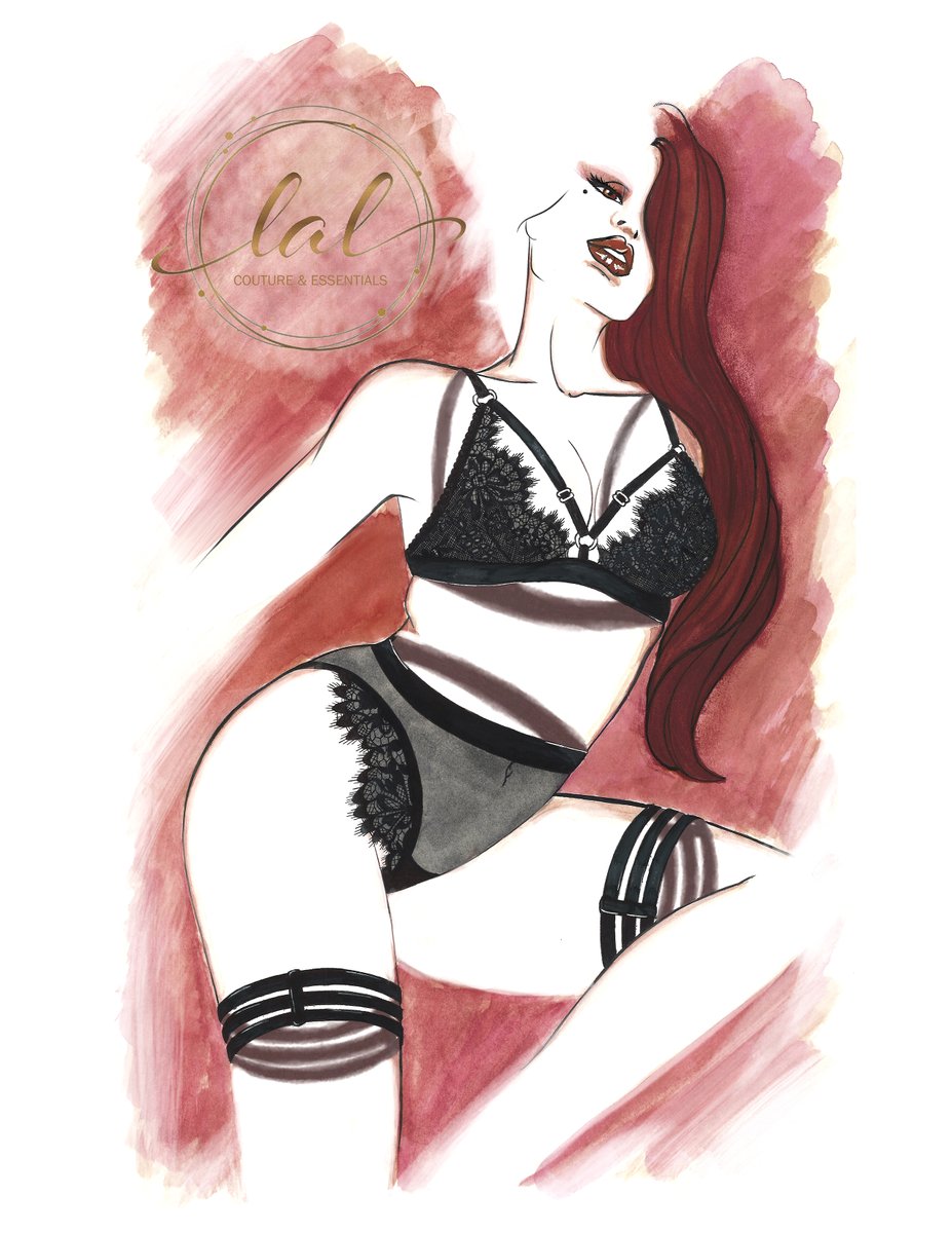 beillus's tweet photo. A couple of things I've learned about my journey of self-discovery:
✨ I enjoy illustrating fashion
✨ Self-care is hard, self-love is harder.
I did a lingerie photoshoot with lingerie from #LALcouture. It was a good boost!
I loved it so much that I painted it as a poster 💖 https://t.co/nIj6HTUgqq