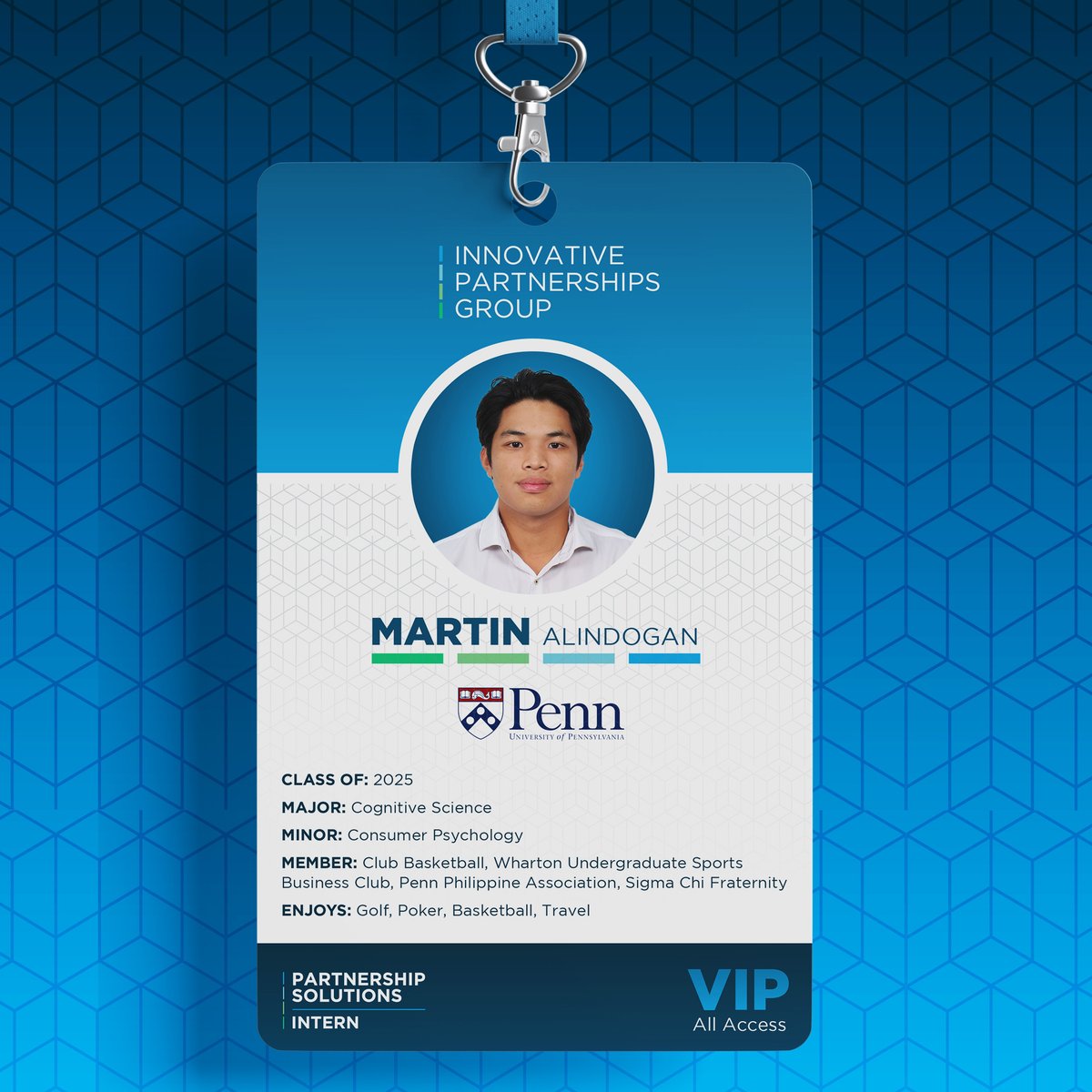 IPG360's tweet photo. We're happy to welcome Martin Alindogan to Innovative Partnerships Group as Partnerships Solutions Intern in New York! Welcome to the team Martin! @UofPenn https://t.co/IyBh6NUWdV