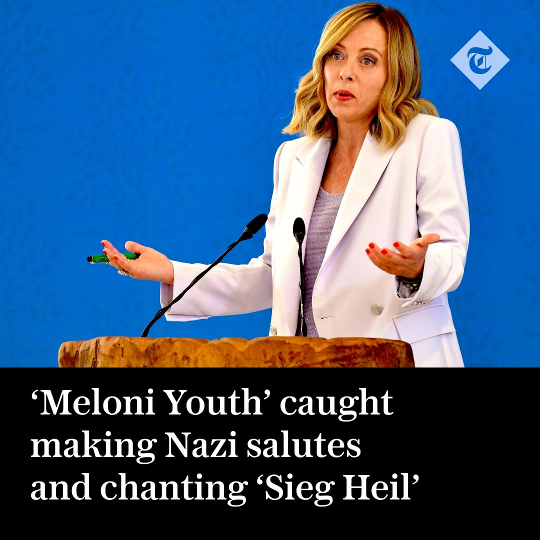 La premier Meloni letteralmente in fuga dai giornalisti, si nasconde nell'hotel Amigo.
In Italia governa con intimidazioni e propaganda, ma all'estero si dimostra completamente impreparata a confrontarsi con la stampa internazionale.
Una leader debole e isolata dal resto dell’UE.
