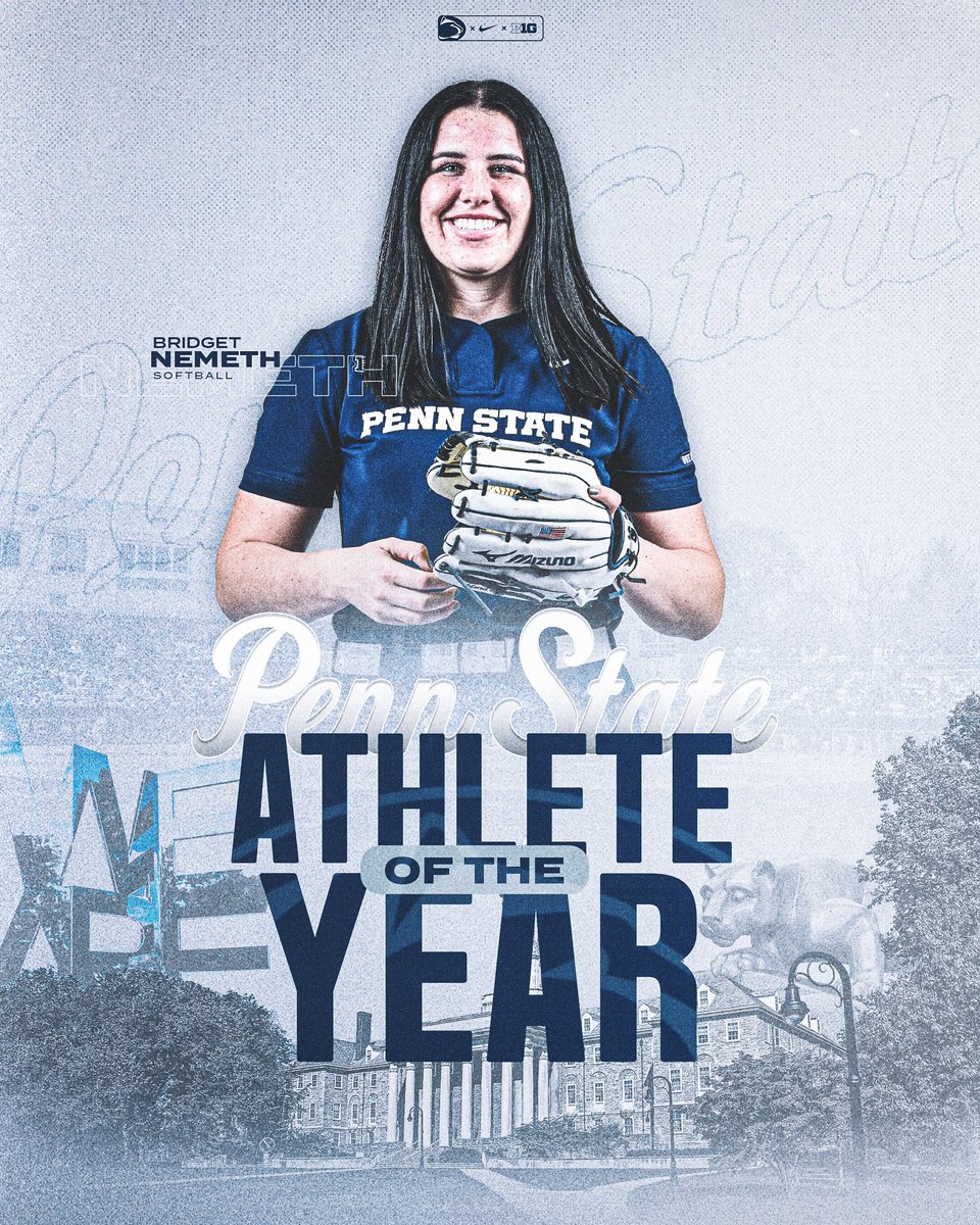 Penn State’s Female 𝐀𝐭𝐡𝐥𝐞𝐭𝐞 𝐨𝐟 𝐭𝐡𝐞 𝐘𝐞𝐚𝐫

Another crown for the queen👑

#WeAre | #NextStop