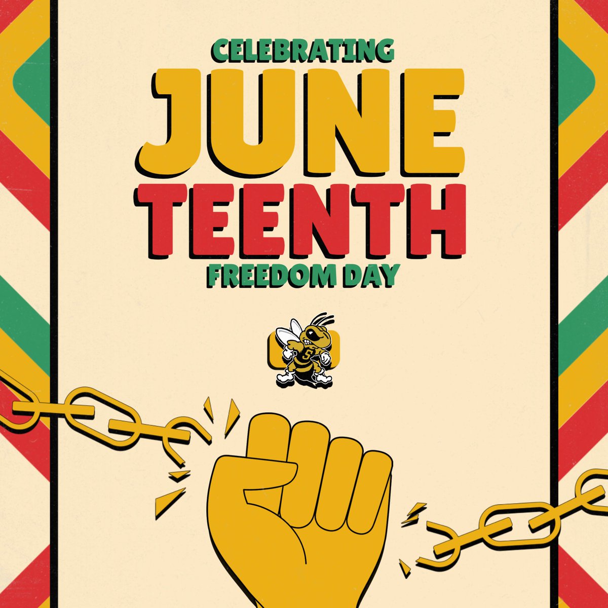 𝗪𝗩𝗦𝗨 𝗰𝗲𝗹𝗲𝗯𝗿𝗮𝘁𝗲𝘀 𝗝𝘂𝗻𝗲𝘁𝗲𝗲𝗻𝘁𝗵 ❤️🖤💚