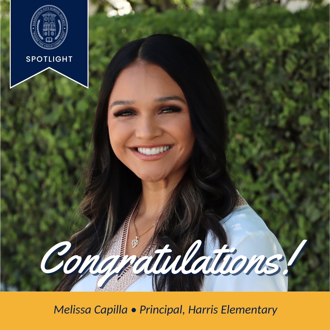 Please join us in congratulating Melissa Capilla on her appointment to Principal of Harris Elementary!
***
¡Únanse a nosotros para felicitar a Melissa Capilla por su nombramiento como directora de la Escuela Primaria Harris!