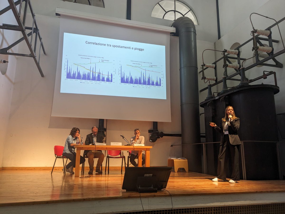 gitonline's tweet image. La sessione plenaria del mattino del XVIII convegno #GIT su "Studio e monitoraggio dei processi idro-morfologici per la #mitigazione del #rischio" con i lavori presentati da Cazorzi,  L. Martini, E. Secco e G. Colazzo