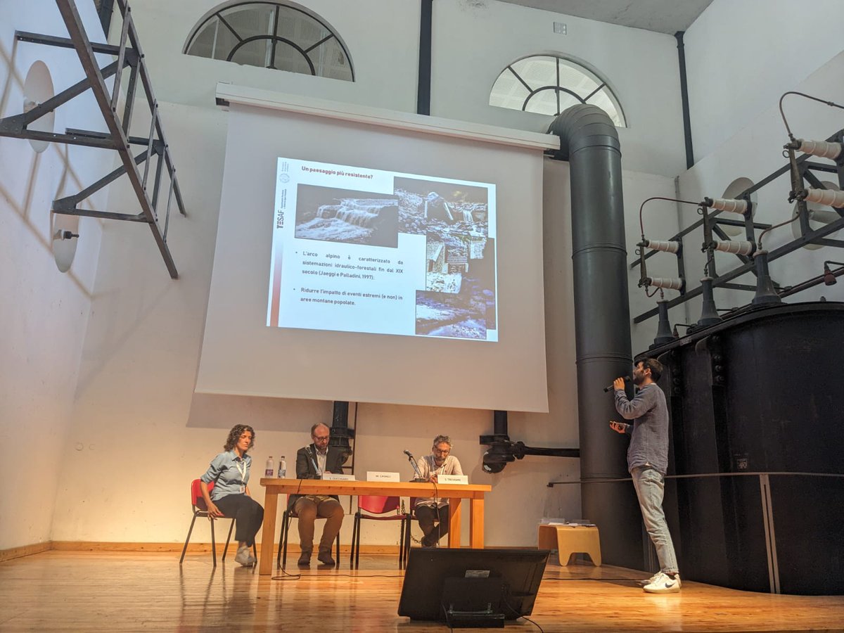 gitonline's tweet image. La sessione plenaria del mattino del XVIII convegno #GIT su "Studio e monitoraggio dei processi idro-morfologici per la #mitigazione del #rischio" con i lavori presentati da Cazorzi,  L. Martini, E. Secco e G. Colazzo