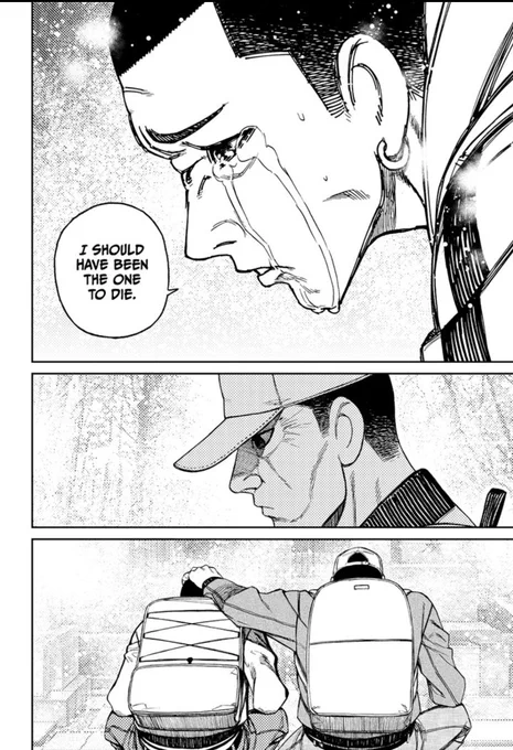 #dandadan 
This has to be the saddest face I've ever seen Tatsu draw. ☹️ 