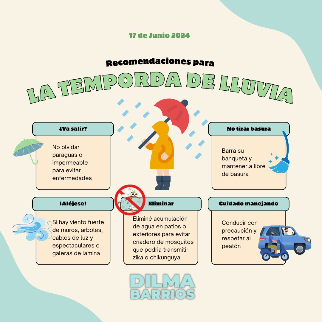 Ante el paso de esta temporada de lluvia comparto algunas de las recomendaciones amigas y amigos de las redes sociales #Suchiate #Chiapas ☔️🌧️
