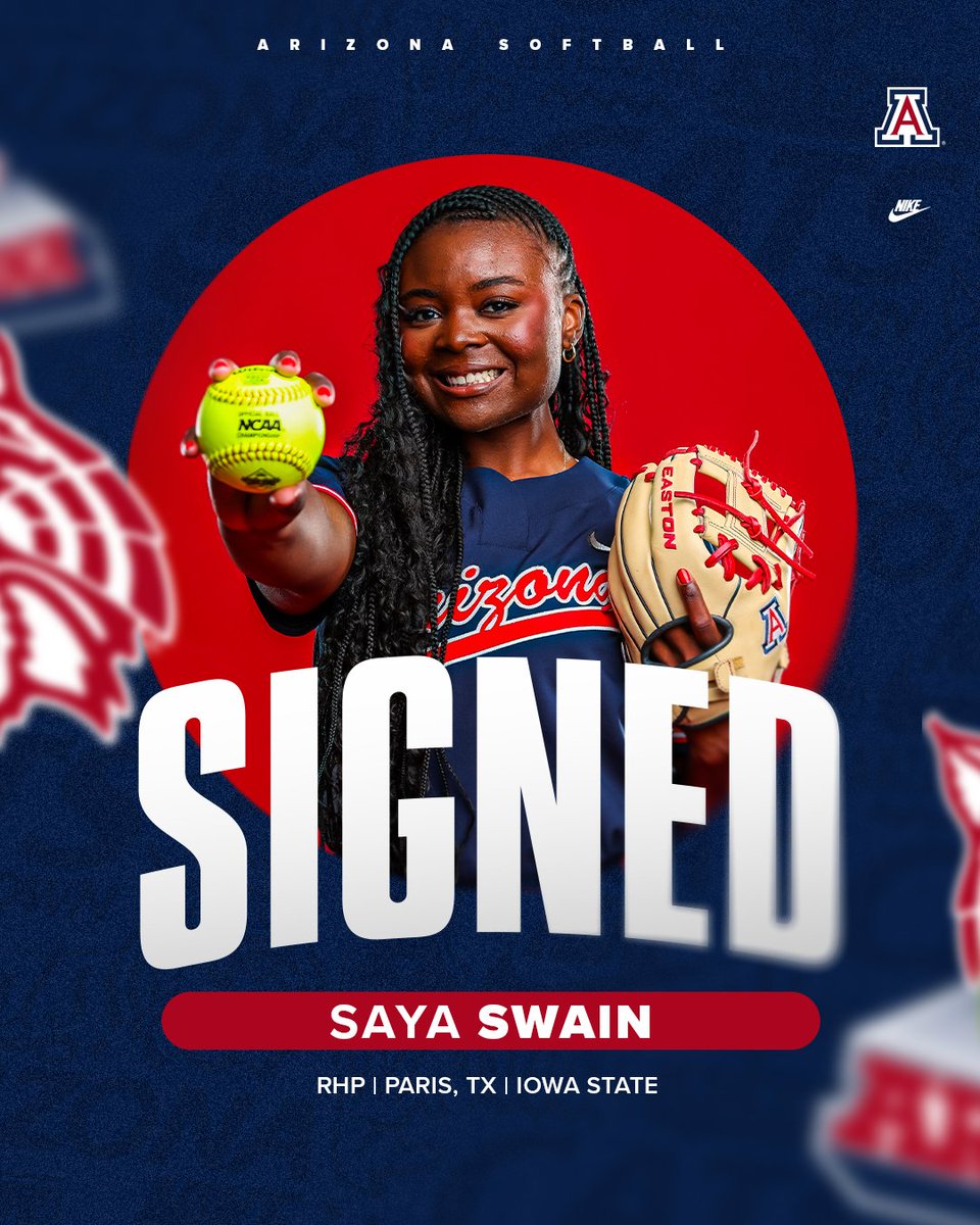 Adding a veteran arm to the bullpen! 

So excited to welcome <a href="/Saya_Swain27/">Saya</a> to the Wildcat Family! 

📰arizonawildcats.com/SayaSwain